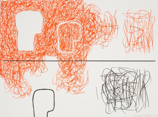 Conspicuous In Its Absence by Jonathan Lasker contemporary artwork Print