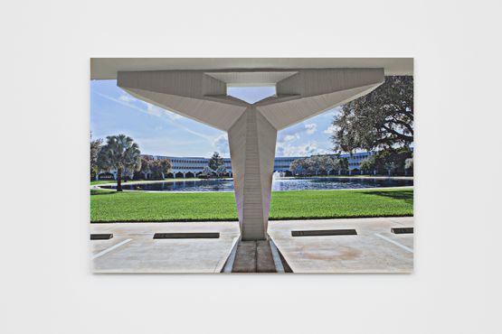 Pilotis IBM Administrative Laboratory and Manufacturing Facility by James Welling contemporary artwork Print