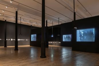 Contemporary art exhibition Acconci Studio FAULT-LINE-ON-5 at Pace Gallery 6 Burlington Gardens London United Kingdom