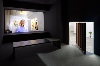 Contemporary art exhibition Mika Rottenberg Bowls Balls Souls Holes at Spruth Magers Berlin Germany