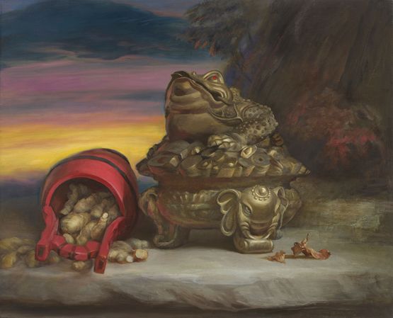 Prosperous Land by Wang Xingwei contemporary artwork Painting