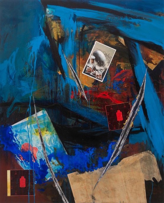 THE WHALE WATCH by Ian Tee contemporary artwork Painting