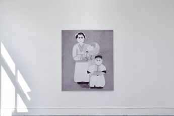 Contemporary art exhibition Anjesa Dellova Finding Words Fighting Words at Fabienne Levy Geneva Switzerland