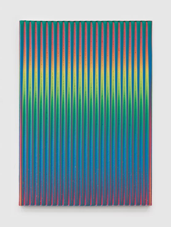 Suspending Blade  Vertical Lines 2021. 8. 22 by Xie Molin contemporary artwork Painting