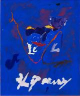 facial footsteps by Tom Polo contemporary artwork painting works on paper