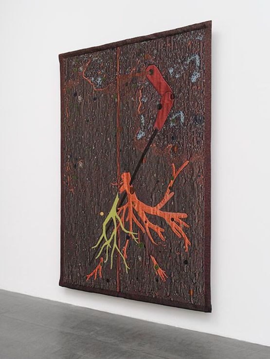 Cadence - Dominance by Otobong Nkanga contemporary artwork Textile