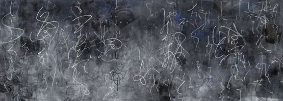 Letter Experiment 2-2 Water Trickles by Kano Kamegawa contemporary artwork Painting
