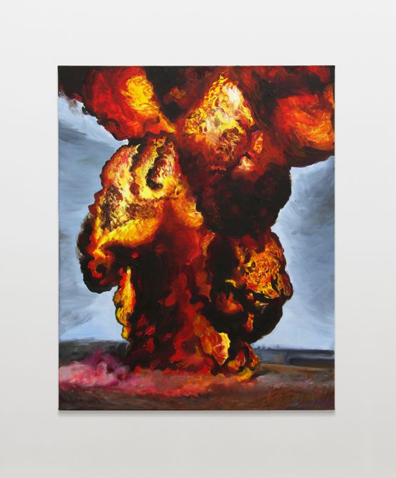 Caloric by Goshka Macuga contemporary artwork Painting