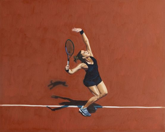 Practice Makes Purrfect 11 by Mauro C. Martinez contemporary artwork Painting
