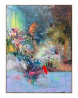 Diam di Ambang Batas Silence at the Threshold by Ibrahim contemporary artwork painting