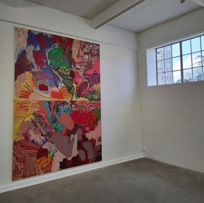 Rachel Joness Paintings Punctuate Chisenhale Gallery Programming