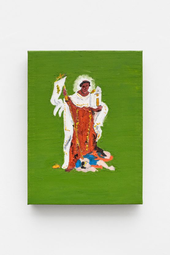 Santo Elesbao by Paulo Nazareth contemporary artwork Painting