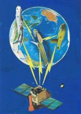 Ships in doubt pursuits politics and the promise of outer space 4 by Sahil Naik contemporary artwork painting