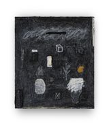 The tense of. place-forest at night by Jeon Jaeeun contemporary artwork mixed media painting