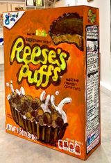 Big Cereal Box Reeses Ruffs by KINJO contemporary artwork painting mixed media
