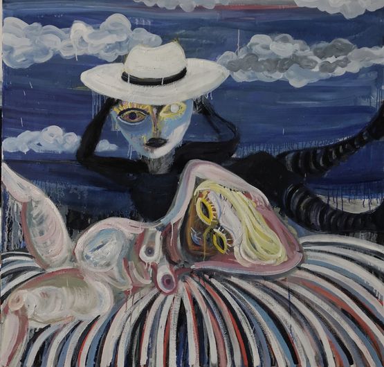 Contemporary Lovers by Gerben Mulder contemporary artwork Painting