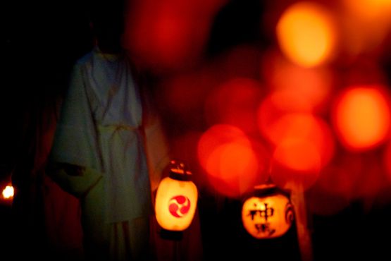 Night Procession by Yasuhiro Ogawa contemporary artwork Print