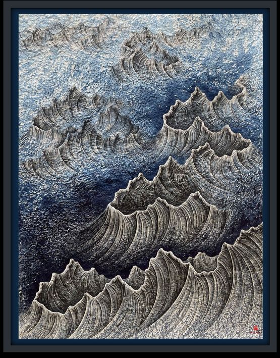 Irruption by Hyun-Joung Lee contemporary artwork Works on Paper