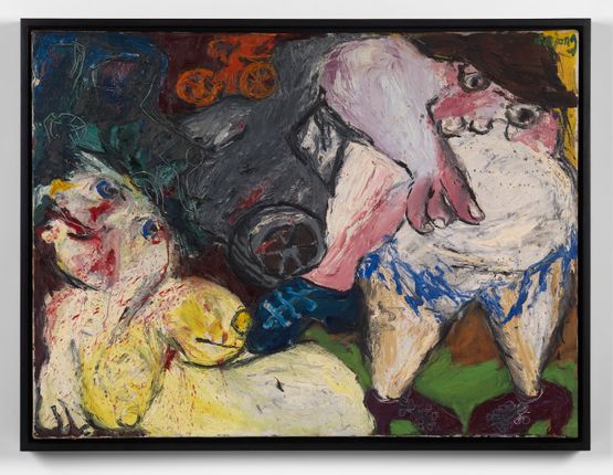 Accident banale by Jacqueline De Jong contemporary artwork Painting