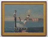 Outing by Hughie Lee-Smith contemporary artwork painting works on paper