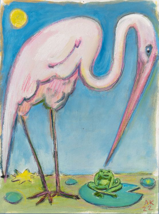 Six Paper Paintings by Antone Konst contemporary artwork Works on Paper