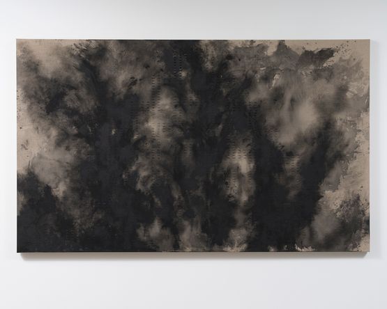 Tarawera The eruption by Peata Larkin contemporary artwork Painting