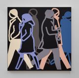 Winter night 2. by Julian Opie contemporary artwork sculpture