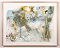Buwakul Rakay and Nymphaea Lily by John Wolseley contemporary artwork Painting