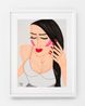 Woman in Milan 5 by Huang Hai-Hsin contemporary artwork Works on Paper