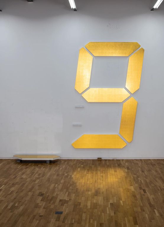 Painting of Change - 000 by Tatsuo Miyajima contemporary artwork Sculpture