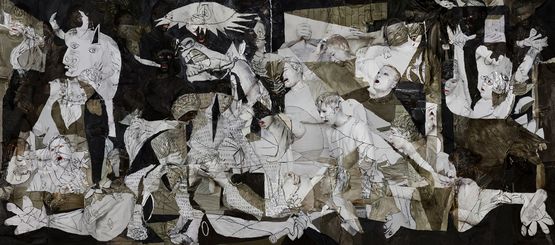 Guernica by Liu Bolin contemporary artwork Photography