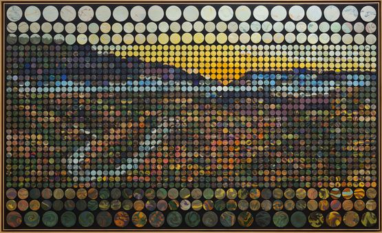 Morning Glory by Dini Nur Aghnia contemporary artwork Textile