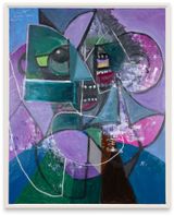 Abstract Human by George Condo contemporary artwork painting