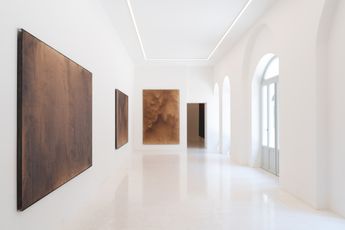 Contemporary art exhibition Leonardo Anker Vandal In a landscape at Cadogan Gallery Milan Italy
