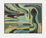 Mar imenso que quebra dentro e revela e esconde Vast Sea That Breaks Within Revealing and Concealing by Gabriela Melzer contemporary artwork painting