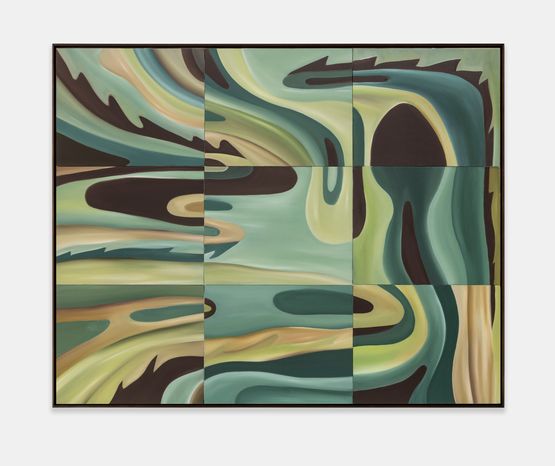 Mar imenso que quebra dentro e revela e esconde Vast Sea That Breaks Within Revealing and Concealing by Gabriela Melzer contemporary artwork Painting