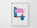 Hands Face Space by Michael Craig-Martin contemporary artwork Works on Paper
