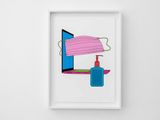 Hands Face Space by Michael Craig-Martin contemporary artwork print works on paper
