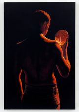 The Branch on Which You Sit from the series Only inSpace You May Find Your True Face by Fabrice Samyn contemporary artwork painting