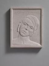 Head of the Dead Marat by Ian Hamilton Finlay contemporary artwork sculpture