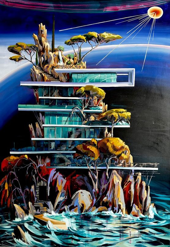 Purgatorio by Rex Southwick contemporary artwork Painting