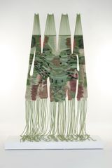 Flowers in our forest II by Chanakya School contemporary artwork textile