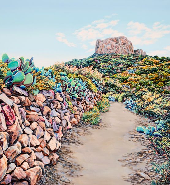 Desert Sea by Kevin Chin contemporary artwork Painting