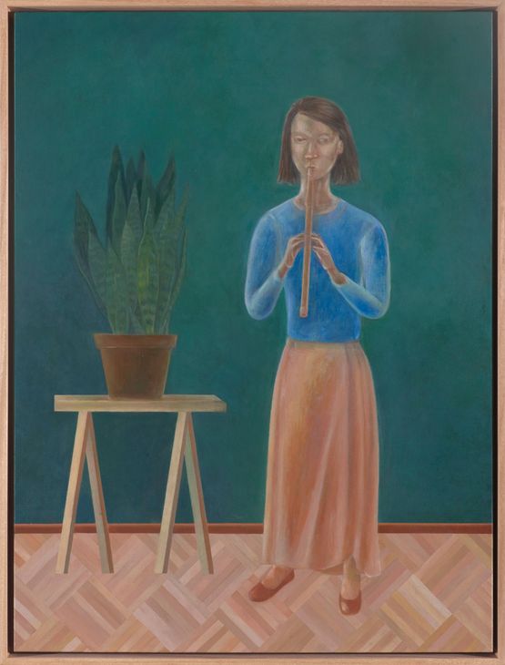 Recorder by Noor Mahnun Anum contemporary artwork Painting