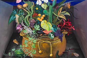 Contemporary art exhibition Dalton Gata La Fiesta y Las Fieras at BODEGA x OMR