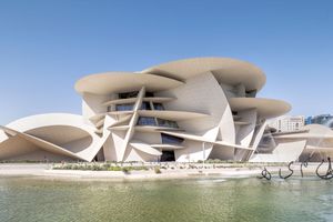 National Museum of Qatar  NMoQ contemporary art institution in Doha Qatar