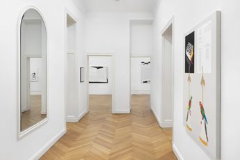 Contemporary art exhibition Frances Stark lonely and abandoned on the market place at Galerie Buchholz Berlin Germany