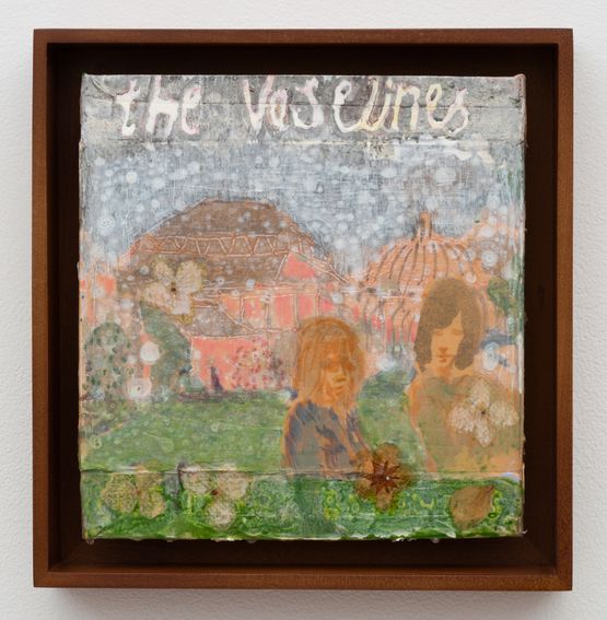 Idea for a 7 inch The Vaselines live on the lawn at the botanical gardens by Andrew Cranston contemporary artwork Painting