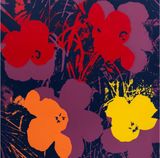 Flowers 1166 by Sunday B. Morning  Andy Warhol contemporary artwork print
