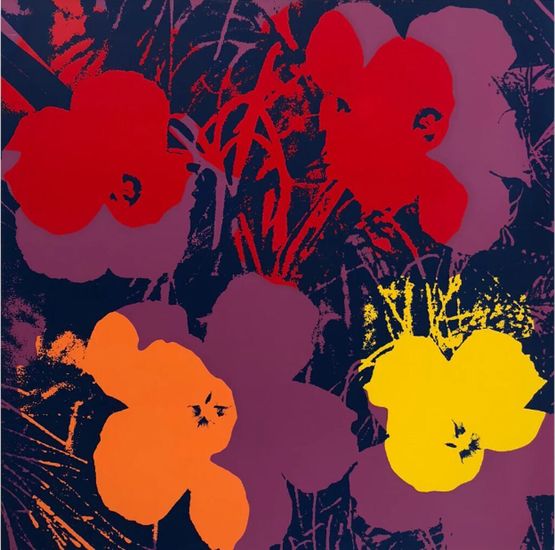 Flowers 1166 by Sunday B. Morning  Andy Warhol contemporary artwork Print